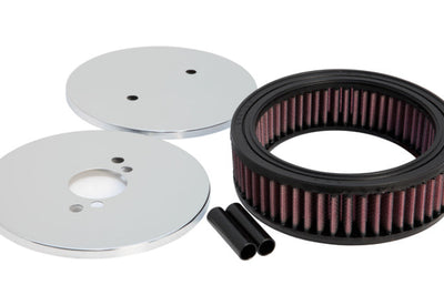 K&N Engineering Custom Round Racing Assembly Red 1.5in ID / 5.875in OD / 1.75in Height - Air Intake Systems