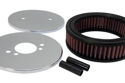 K&N Engineering Custom Round Racing Assembly Red 4.5in ID / 5.875in OD / 1.75in Height - Air Intake Systems