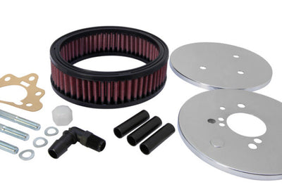 K&N Engineering Custom Round Racing Assembly Red 5.875in OD x 2.406in ID 1.75in Height - Air Intake Systems