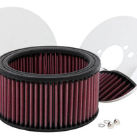 K&N Engineering Custom Round Racing Assembly Red 5.875in OD x 3.25in Height - Air Intake Systems