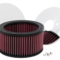 K&N Engineering Custom Round Racing Assembly Red 5.875in OD x 3.25in Height - Air Intake Systems