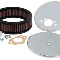 K&N Engineering Custom Round Racing Assembly Red 5.875in OD x1.313in ID x 1.813in Height - Air Intake Systems
