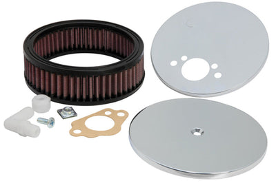 K&N Engineering Custom Round Racing Assembly Red 5.875in OD x1.313in ID x 1.813in Height - Air Intake Systems