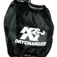 K&N Engineering Drycharger Air Filter Wrap-Round Tapered Black 4.75in Base ID x 4.5in Top H - Filters