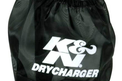 K&N Engineering Drycharger Air Filter Wrap-Round Tapered Black 4.75in Base ID x 4.5in Top H - Filters