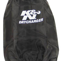 K&N Engineering Drycharger Black Air Filter Wrap - Round Tapered - Filters