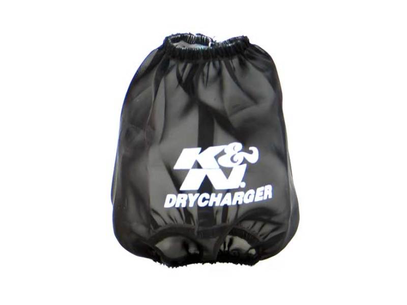 K&N Engineering Drycharger Round Tapered Air Filter Wrap - Black 5.125in Base ID x 3.5in Top 6in H - Filters