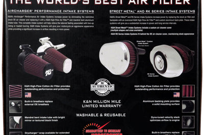 K&N Engineering FIPK H/D Touring Models 2017-2018 BLACK Performance Air Intake System - Systems