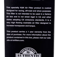 K&N Engineering Flow Control Custom Assembly - 2BBL HOL. W/ CHK 14X4 - Air Filters