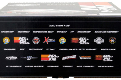 K&N Engineering Flow Control Custom Assembly - 2BBL HOL. W/ CHK 14X4 - Air Filters