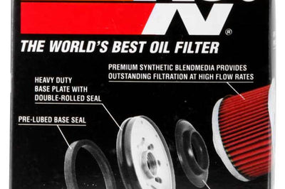 K&N Engineering Honda / Kawasaki 3.25in OD x 3.719in H Oil Filter - Misc Powersports