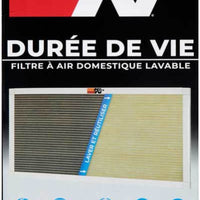 K&N Engineering HVAC Filter - 12 x 24 1 - Air Filters