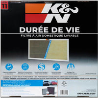 K&N Engineering HVAC Filter - 20 x 1 - Air Filters