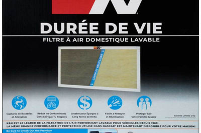K&N Engineering HVAC Filter - 20 x 1 - Air Filters