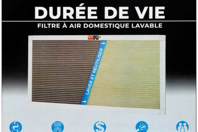 K&N Engineering HVAC Filter - 24 x 30 1 - Air Filters