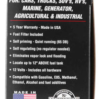 K&N Engineering Performance Electric Fuel Pump 4-7 PSI - Delivery