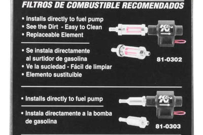 K&N Engineering Performance Electric Fuel Pump 4-7 PSI - Delivery