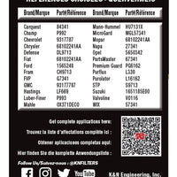 K&N Engineering Performance Oil Filter - 14-18 Fiat 500L 1.4L L4 Gas - Oils & Filters