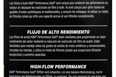 K&N Engineering Performance Oil Filter for 06-14 Toyota/Lexus Various Applications - Oils & Filters