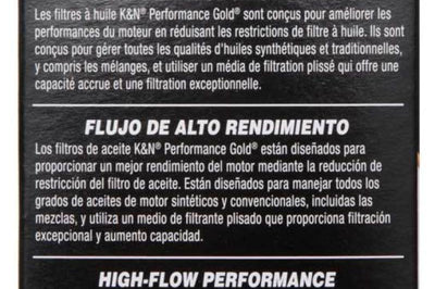 K&N Engineering Performance Oil Filter for 09-19 GM 1.4L / 1.6L / 1.8L w/ Hengst Housing - Oils & Filters