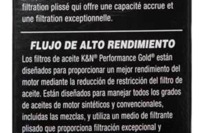 K&N Engineering Performance Oil Filter for 14-17 Dodge Durango 3.6L / Jeep Grand Cherokee - Oils & Filters