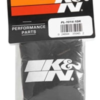 K&N Engineering Polaris Black Round Drycharger Air Filter Wrap 11.25inx3inx3in - Filters
