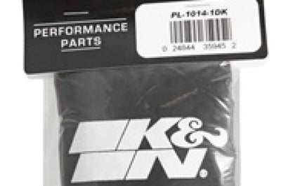 K&N Engineering Polaris Black Round Drycharger Air Filter Wrap 11.25inx3inx3in - Filters