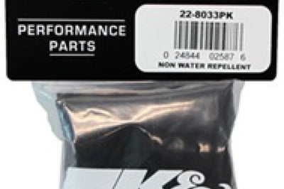 K&N Engineering Precharger Tapered Air Filter Wrap Black 6in Height / Diameter - Filters