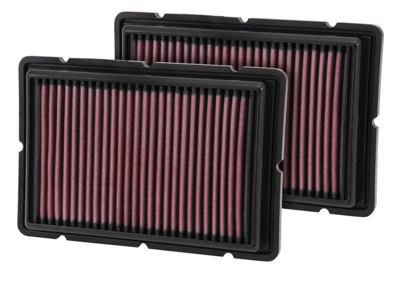 K&N Engineering Replacement Air Filter 05-09 Ferrari F360 11.125in O/S Length x 7.625 Width 1.313in H - Filters
