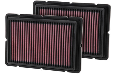 K&N Engineering Replacement Air Filter 05-09 Ferrari F360 11.125in O/S Length x 7.625 Width 1.313in H - Filters