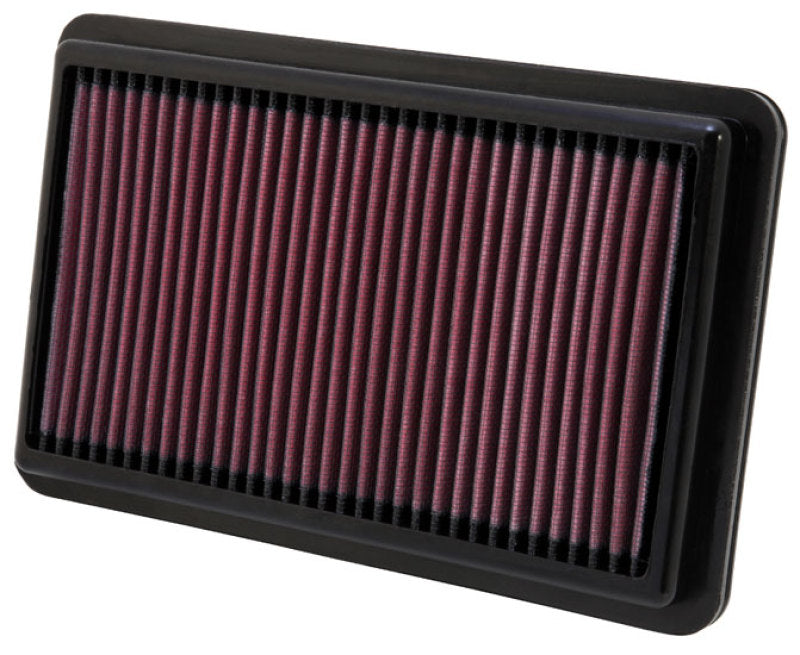 K&N Engineering Replacement Air Filter 10.188in O/S Length x 6.375in Width 1.063in H for 12 Honda Civic Si - Filters