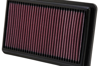 K&N Engineering Replacement Air Filter 10.188in O/S Length x 6.375in Width 1.063in H for 12 Honda Civic Si - Filters