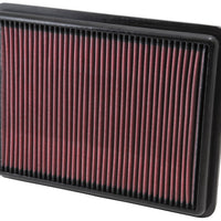 K&N Engineering Replacement Air Filter 11.75in O/S Length x 9in Width 1.188in H for 13 Hyundai Santa Fe - Filters