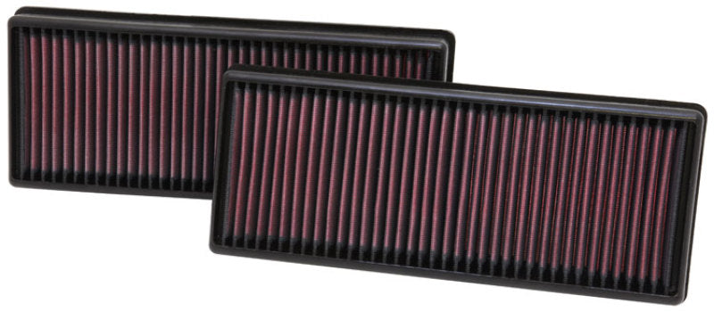 K&N Engineering Replacement Air Filter 12.563in O/S Length x 5.25in Width 1.625in H (Inc 2 Filters) - Filters