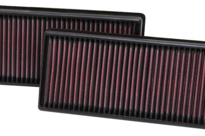 K&N Engineering Replacement Air Filter 12.563in O/S Length x 5.25in Width 1.625in H (Inc 2 Filters) - Filters