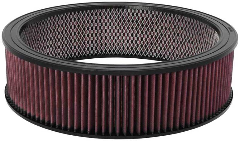 K&N Engineering Replacement Drop In Air Filter - 14in OD / 12in ID / 4in H w/ Wire - Filters