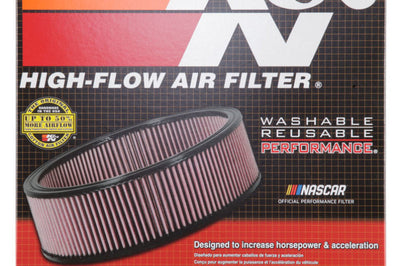 K&N Engineering Replacement Drop In Air Filter - 14in OD / 12in ID / 4in H w/ Wire - Filters