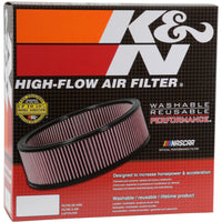 K&N Engineering Replacement Drop In Air Filter - 14in OD / 12in ID / 4in H w/ Wire - Filters