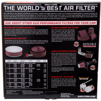 K&N Engineering Replacement Drop In Air Filter - 14in OD / 12in ID / 5in H w/Inner Wire - Filters
