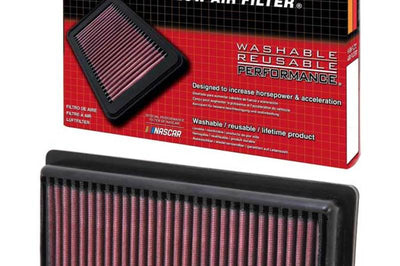 K&N Engineering Replacement Panel Air Filter 12-14 Nissan Versa 1.6L 1.031in H x 9.125in OS L 4in W - Filters