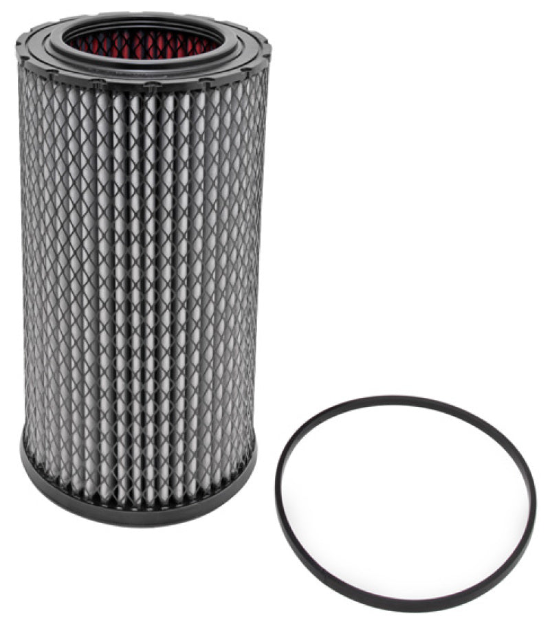 K&N Engineering Round Radial Seal 11-3/8in OD 6-7/8in ID 23-1/2in H Reverse Replacement Air Filter - HDT - Filters