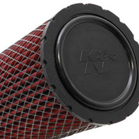 K&N Engineering Round Radial Seal 9-1/4in OD 5-15/16in ID 23-1/8in H Standard Flow Replacement Air Filter - HDT