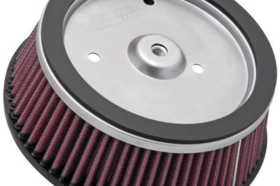 K&N Engineering Round Tapered 6.25in Base OD x 5.5in Top 2.125in H Replacement Filter for Harley Davidson - Air Filters