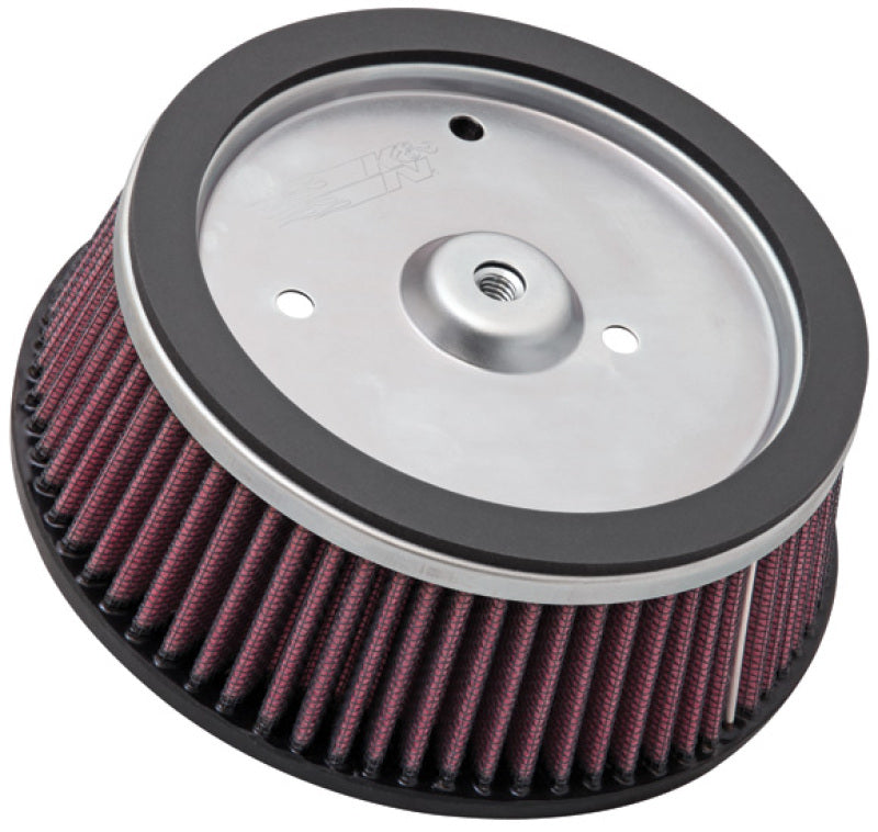 K&N Engineering Round Tapered 6.25in Base OD x 5.5in Top 2.125in H Replacement Filter for Harley Davidson - Air Filters