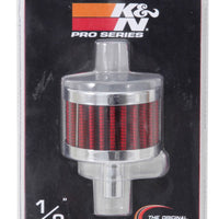 K&N Engineering Steel Base Chrome Top Crankcase Vent Filter 1/2in. / 2in. OD / 1-1/2in. Height - Air Filters