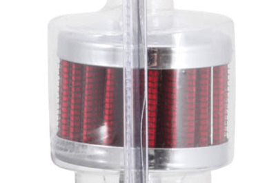 K&N Engineering Steel Base Chrome Top Crankcase Vent Filter 1/2in. / 2in. OD / 1-1/2in. Height - Air Filters