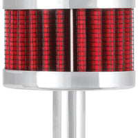 K&N Engineering Steel Base Chrome Top Crankcase Vent Filter 1/2in. / 2in. OD / 1-1/2in. Height - Air Filters