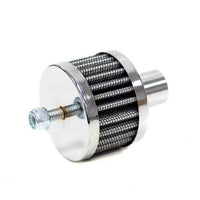 K&N Engineering Steel Base Chrome Top Crankcase Vent Filter 3/4in OD / 2in / 1-1/2in H Stud Mount - Air Filters