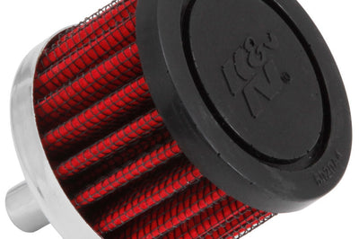 K&N Engineering Steel Base Crankcase Vent Filter 0.375in OD x 2in 1.5in Height - Air Filters