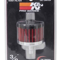 K&N Engineering Steel Base Crankcase Vent Filter 0.375in OD x 2in 1.5in Height - Air Filters